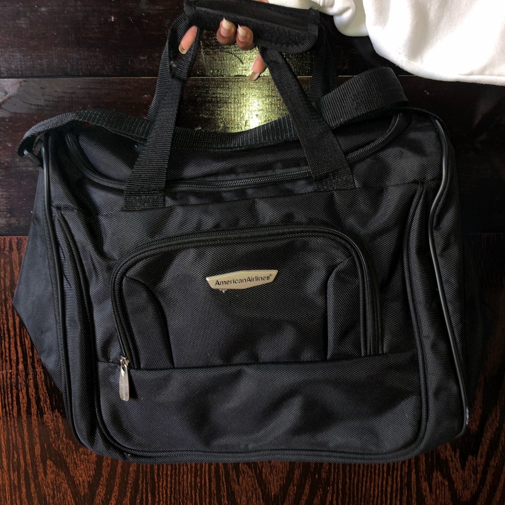 Black AmericanAirlines Duffel Bag